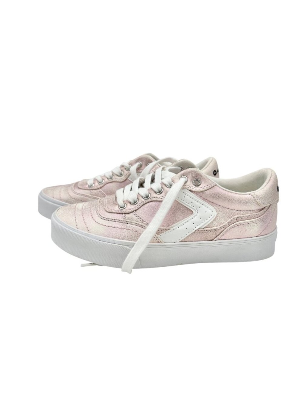 Airwalk Harley Sneakers Womens 6M Pink Metallic Lace Up Casual Shoes Durable